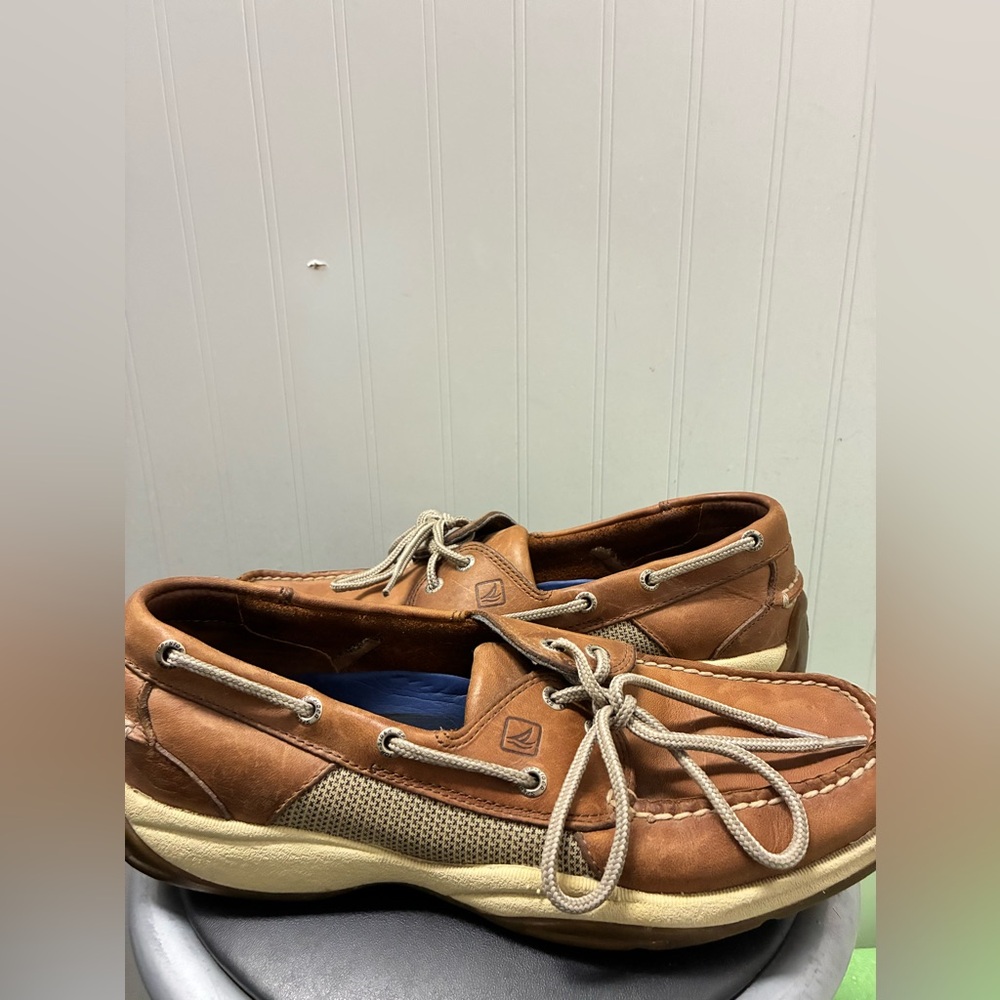Sperry Brown and Tan Boat Shoes